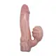 Prótese Duplo Penetrador - Bege | InNamorata Strapless (1)