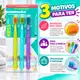 Kit Kess Pro Escova Dental Familia Extra Macia Com 3 Cód.: 2517 (4)