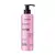 O produto apresentado é um hidratante corporal da marca Labotrat, na cor rosa. O frasco possui um design moderno com um rótulo que destaca o nome do produto "Cereja" e menciona que se trata de uma "Hidratação prebiótica".