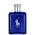 Frasco de perfume da marca Ralph Lauren, com design elegante e sofisticado em tom azul intenso. O rótulo apresenta o logotipo da marca em branco, com a inscrição "Eau de Parfum" abaixo.