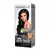 Produto de coloração de cabelo creme da marca Probelle. Imagem de uma mulher de cabelos longos e negros na parte frontal. Texto visível: "Probelle Professional", "Super Bonita 1.0 Preto Intenso", "6 óleos essenciais pela primeira vez em uma coloração".
