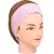 Santa Clara com Velcro Rosa - Faixa Atoalhada para Cabelo